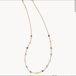 - Haven Heart Gold Strand Necklace in Multi Mix from Kendrascott - new